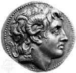 Монета с изображением Александра Македонского