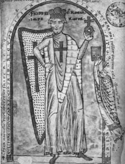 Фридрих I Барбаросса (миниатюра конца XII века)
