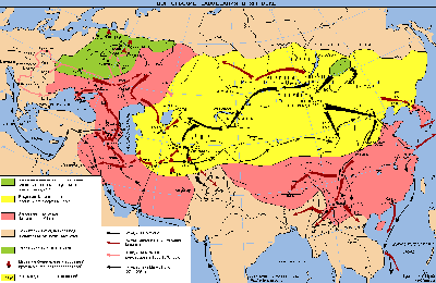 Монгольские завоевания в XIII веке