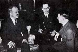Встреча Молотова с Гитлером в ноябре 1940 года