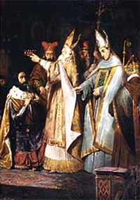 Коронация Карла Великого в 774 году на королевство лангобардов