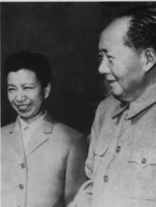 Мао со своей третьей женой Цзян Цик