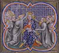 Коронация Филиппа III - отца Филиппа IV Красивого